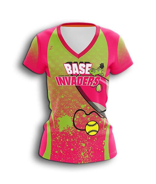 pink softball jersey