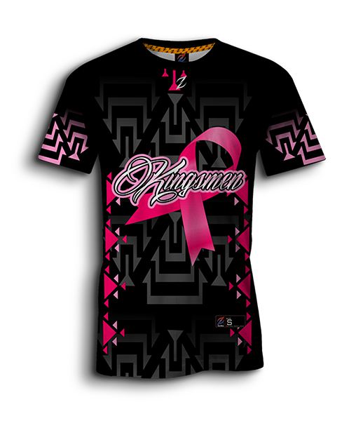 pink custom softball jerseys - full-dye 